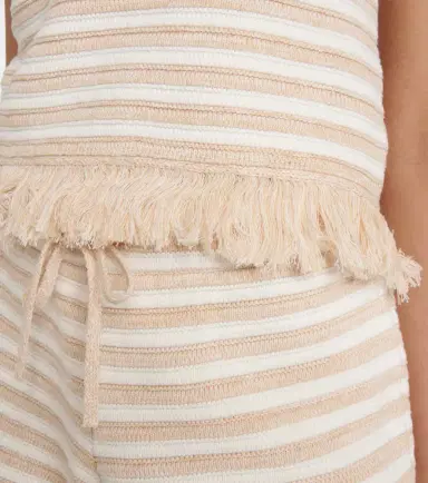 The Upside Freida knitted striped cotton top | Thumbnail 2