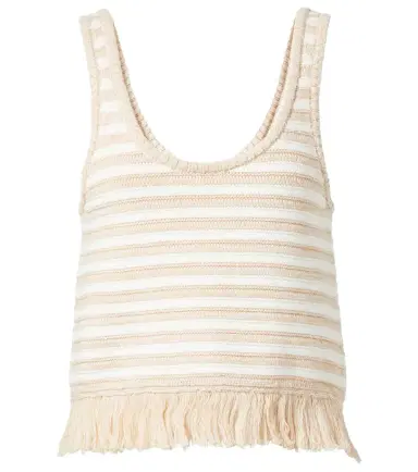 The Upside Freida knitted striped cotton top | Thumbnail 1