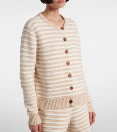 The Upside Isabeli striped cotton cardigan | Thumbnail 2