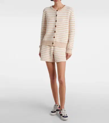 The Upside Isabeli striped cotton cardigan | Thumbnail 5