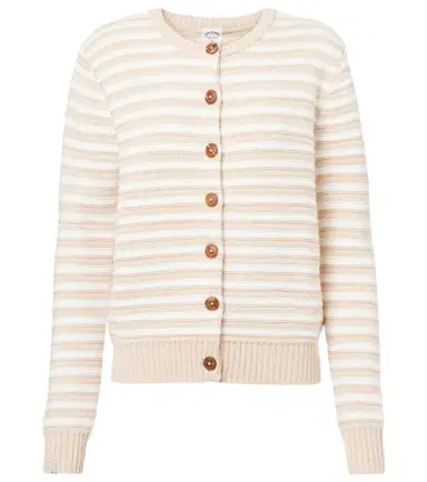 The Upside Isabeli striped cotton cardigan | Thumbnail 1