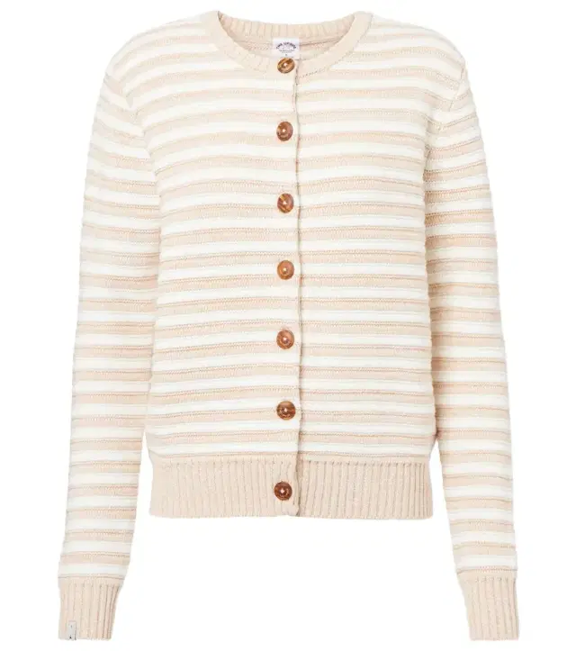 Isabeli striped cotton cardigan