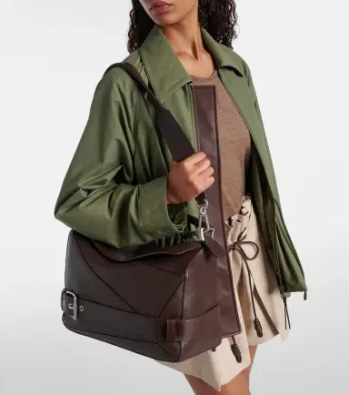 Loewe Puzzle Biker Large leather top-handle bag | Thumbnail 7