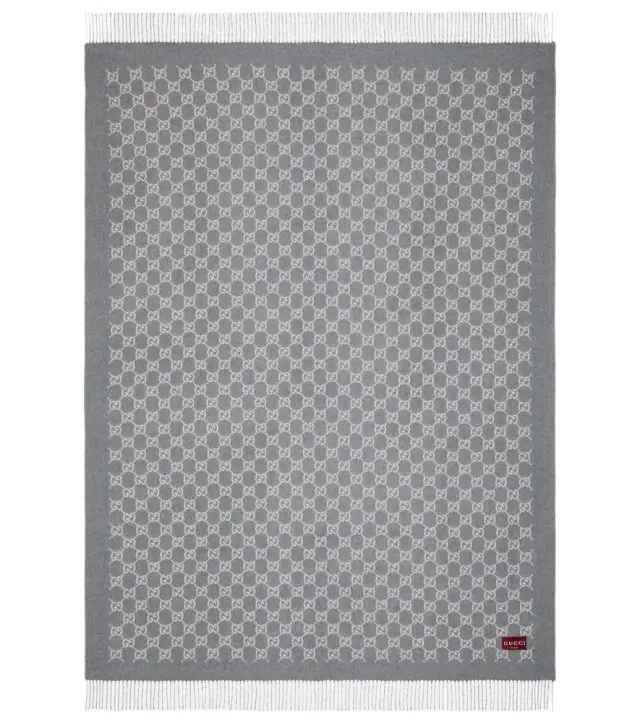 Gucci GG wool and cashmere blanket
