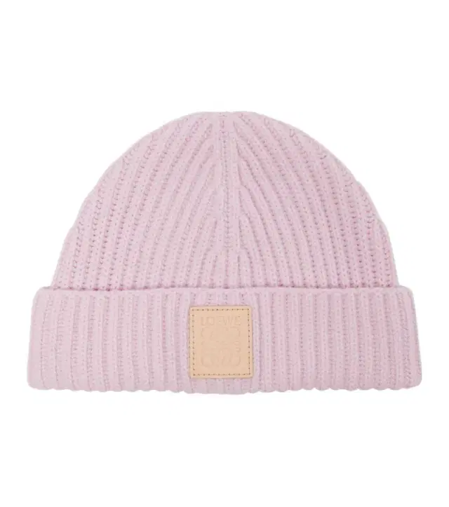 Logo cashmere beanie
