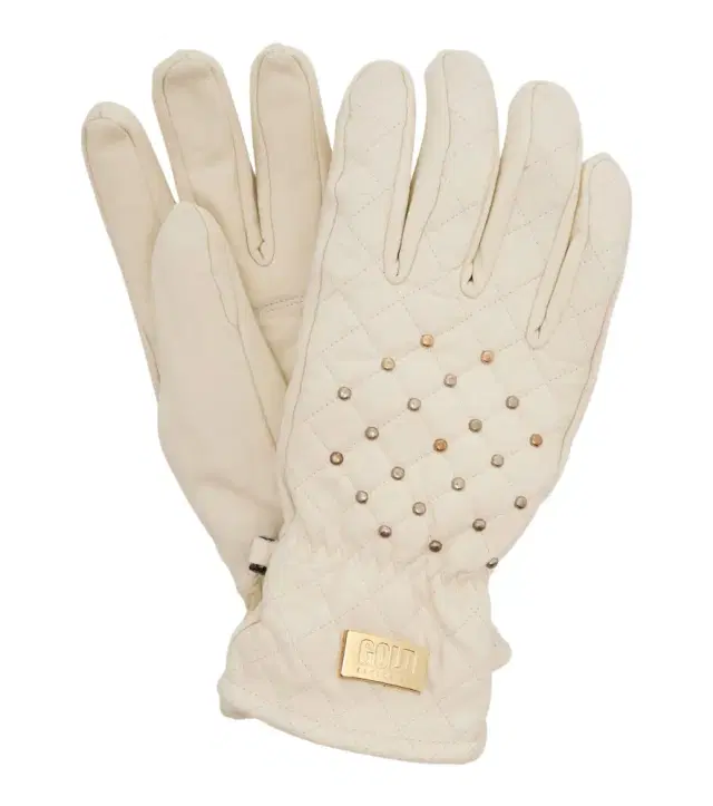 Goldbergh Glisten studded leather ski gloves