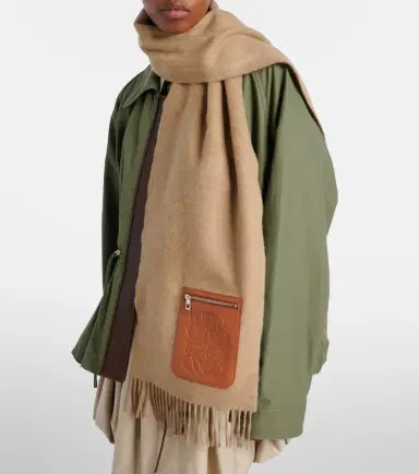 Loewe Anagram wool and cashmere scarf | Thumbnail 5 Loewe Anagram wool and cashmere scarf | Thumbnail 5