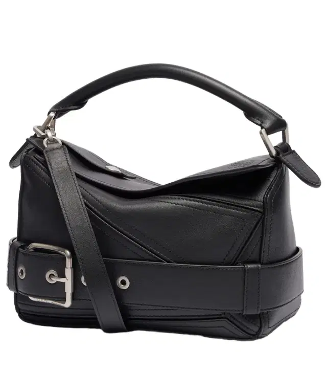 Loewe Puzzle Biker Small leather top-handle bag