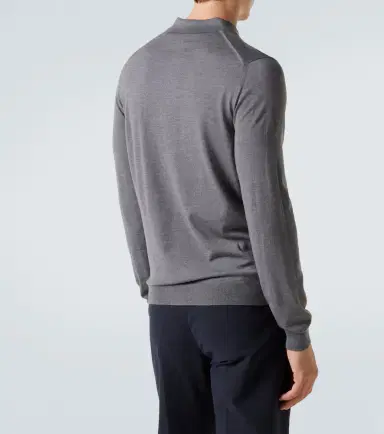 Incotex Wool-blend polo shirt | Thumbnail 4