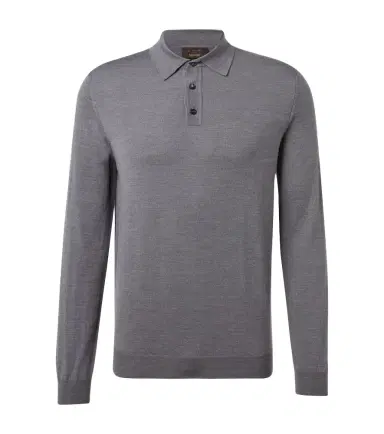 Incotex Wool-blend polo shirt | Thumbnail 1