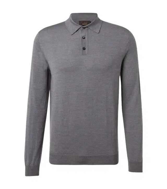 Slowear Wool-blend polo shirt