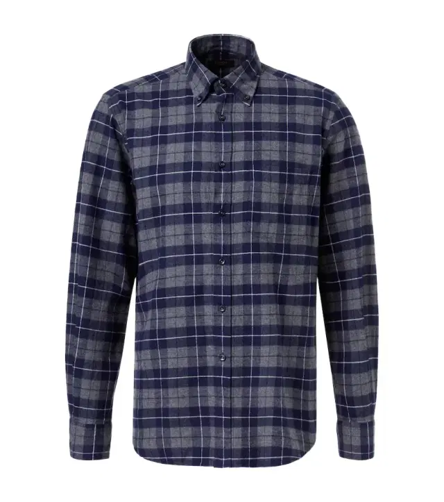 Slowear Checked cotton shirt