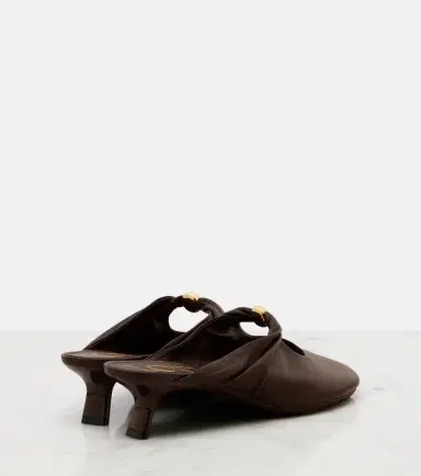 Loewe Pebble 45 leather mules | Thumbnail 4 Loewe Pebble 45 leather mules | Thumbnail 4