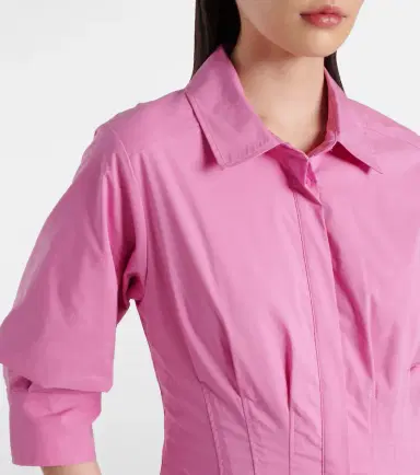 Simkhai Jazz cotton-blend poplin shirt dress | Thumbnail 4