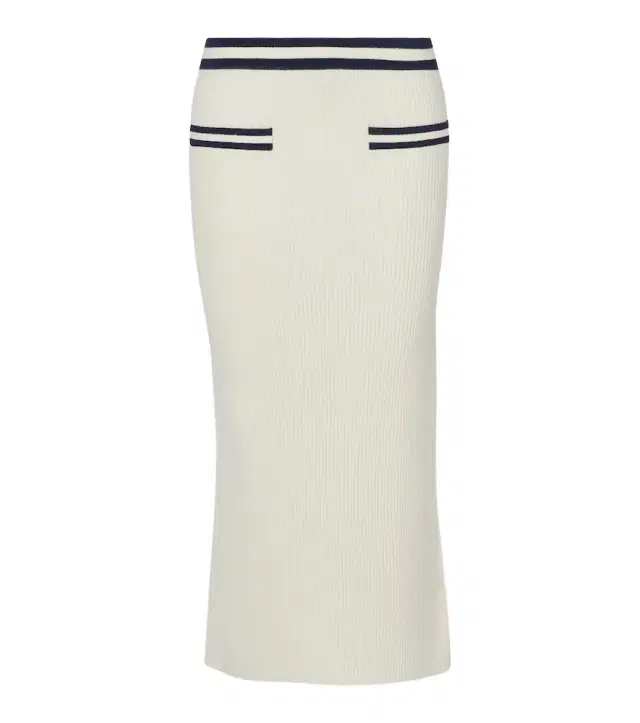 Simkhai Paige bouclé midi skirt