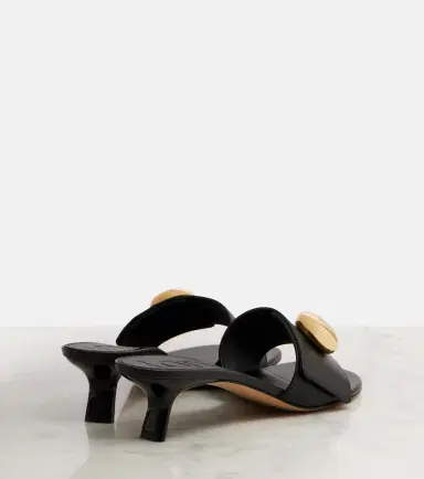 Loewe Pebble 45 leather mules | Thumbnail 3