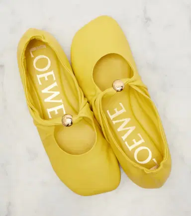 Loewe Pebble Soft leather Mary Jane flats | Thumbnail 4 Loewe Pebble Soft leather Mary Jane flats | Thumbnail 4