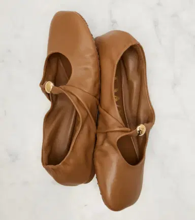Loewe Pebble leather ballet flats | Thumbnail 4