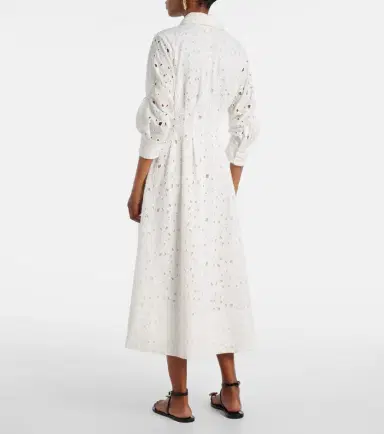 Simkhai Jazz cotton broderie anglaise midi dress | Thumbnail 4 Simkhai Jazz cotton broderie anglaise midi dress | Thumbnail 4