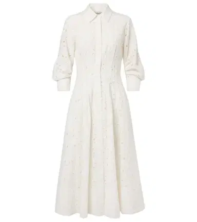 Simkhai Jazz cotton broderie anglaise midi dress | Thumbnail 1 Simkhai Jazz cotton broderie anglaise midi dress | Thumbnail 1