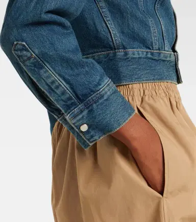 Wardrobe.NYC Wardrobe. NYC Cropped denim jacket | Thumbnail 3 Wardrobe.NYC Wardrobe. NYC Cropped denim jacket | Thumbnail 3
