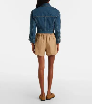 Wardrobe.NYC Wardrobe. NYC Cropped denim jacket | Thumbnail 4 Wardrobe.NYC Wardrobe. NYC Cropped denim jacket | Thumbnail 4