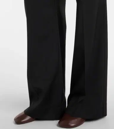 Loewe Logo wool mid-rise straight pants | Thumbnail 5