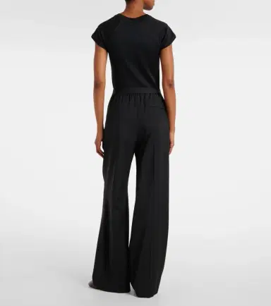 Loewe Logo wool mid-rise straight pants | Thumbnail 6