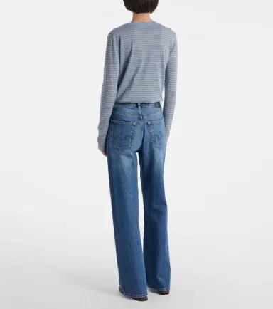 AG Jeans Kora mid-rise wide-leg jeans | Thumbnail 5