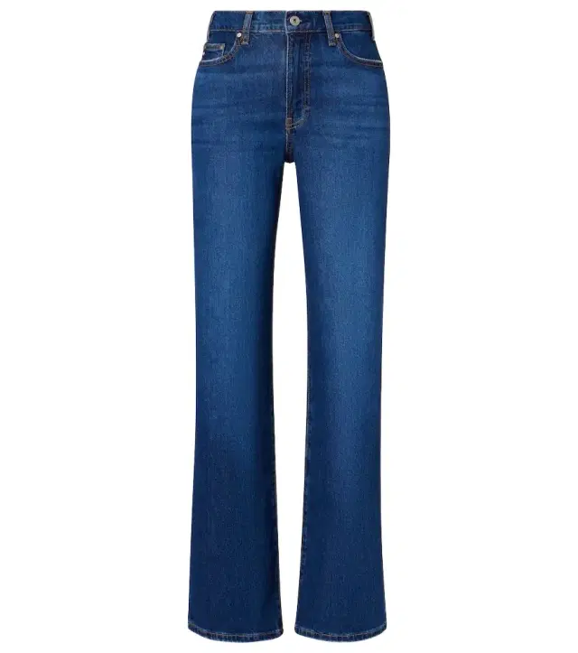 AG Jeans New Baggy mid-rise wide-leg jeans