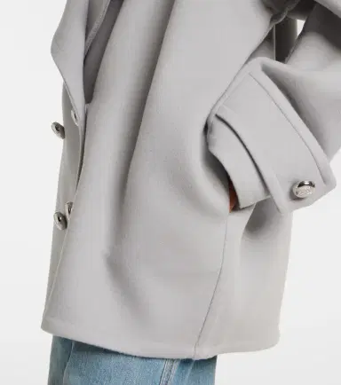 Loewe Pebble double-breasted wool peacoat | Thumbnail 6 Loewe Pebble double-breasted wool peacoat | Thumbnail 6