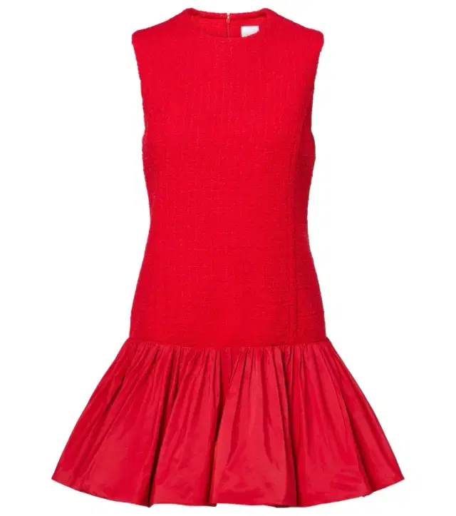 Patou Tweed and faille minidress