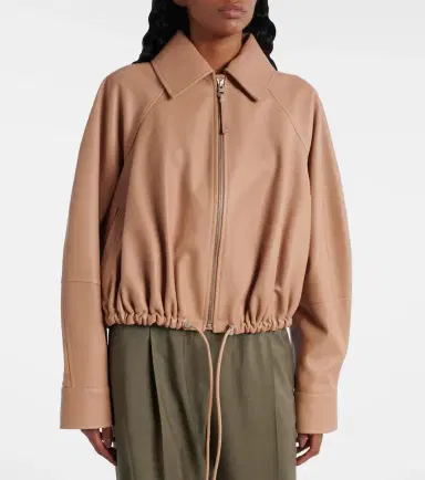 Loewe Balloon leather jacket | Thumbnail 4