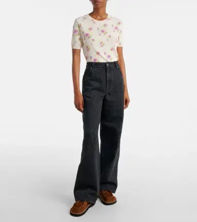 Loewe Anagram wide-leg jeans | Thumbnail 3