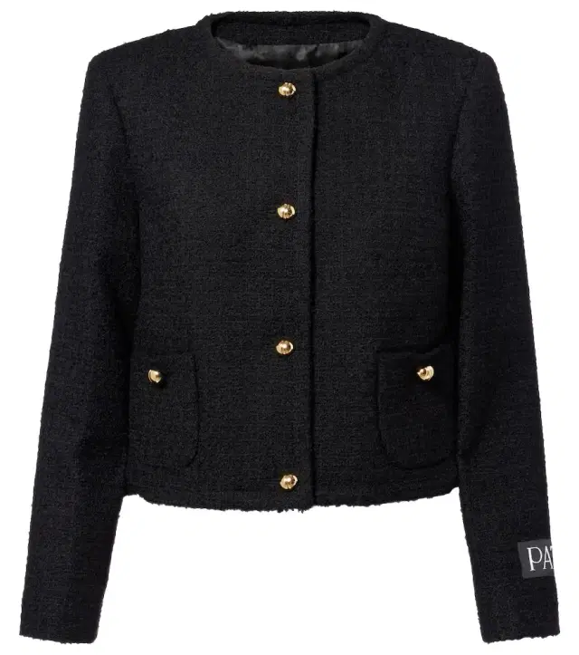 Patou Wool-blend tweed jacket