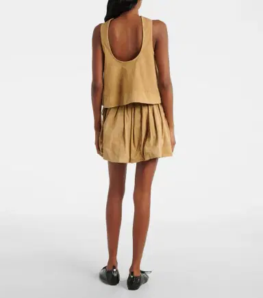 Ganni Cotton-blend top | Thumbnail 3