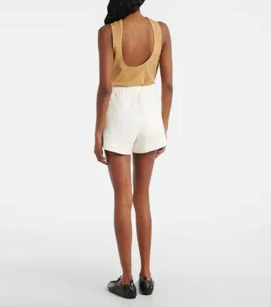 Ganni Cotton-blend shorts | Thumbnail 4