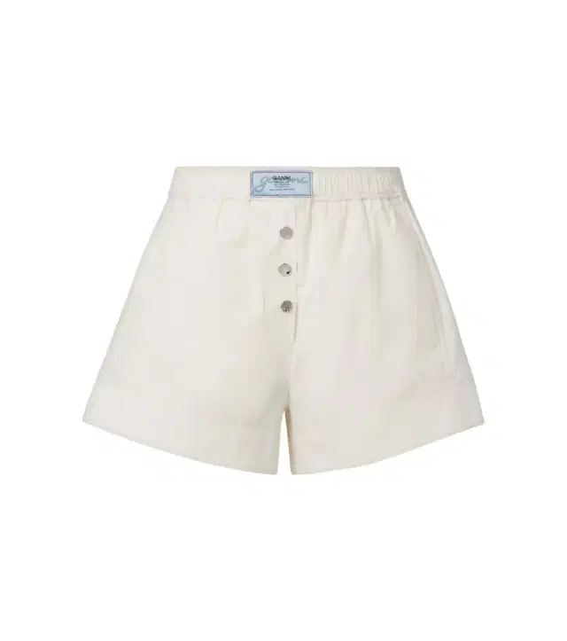 Ganni Cotton-blend shorts