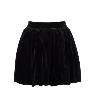 Patou Cotton velvet miniskirt | Thumbnail 1