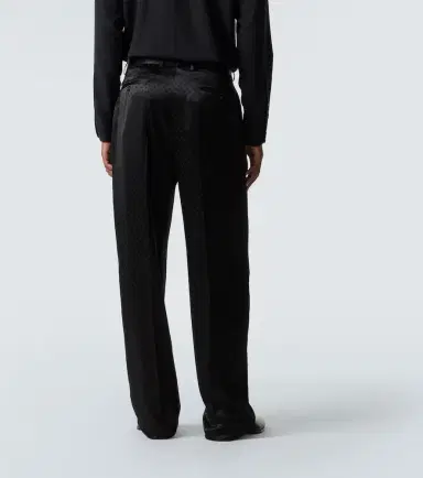 Tom Ford Jacquard polka-dot satin suit pants | Thumbnail 5 Tom Ford Jacquard polka-dot satin suit pants | Thumbnail 5