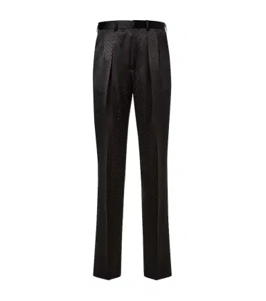 Tom Ford Jacquard polka-dot satin suit pants | Thumbnail 1 Tom Ford Jacquard polka-dot satin suit pants | Thumbnail 1