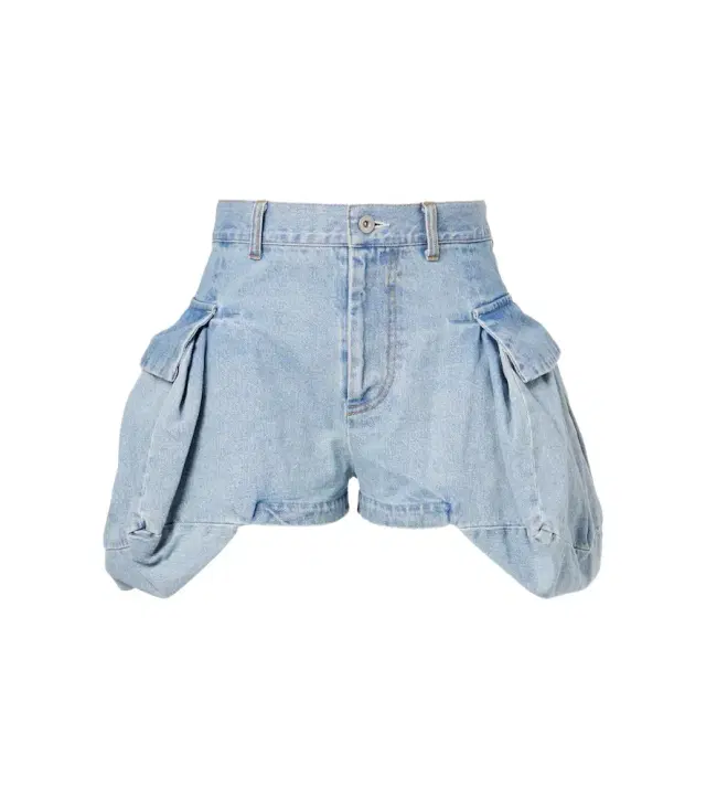 Sacai Cargo denim shorts