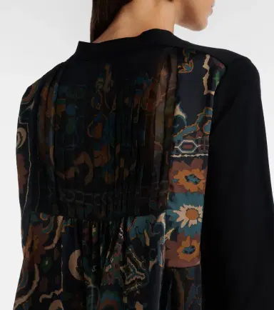 Sacai Cotton tulle cardigan | Thumbnail 4