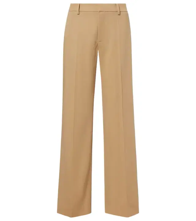 Corrine low-rise wool wide-leg pants
