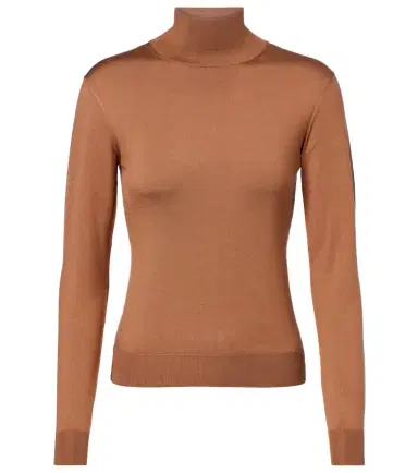 Ralph Lauren Collection Silk-blend jersey sweater | Thumbnail 1 Ralph Lauren Collection Silk-blend jersey sweater | Thumbnail 1
