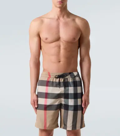Burberry Check swim trunks | Thumbnail 5