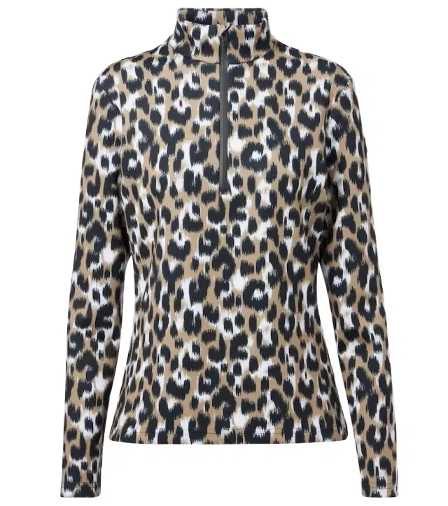 Fusalp Orion leopard-print ski top
