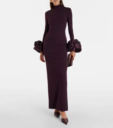 Solace London Viviana satin-trimmed gown | Thumbnail 6 Solace London Viviana satin-trimmed gown | Thumbnail 6