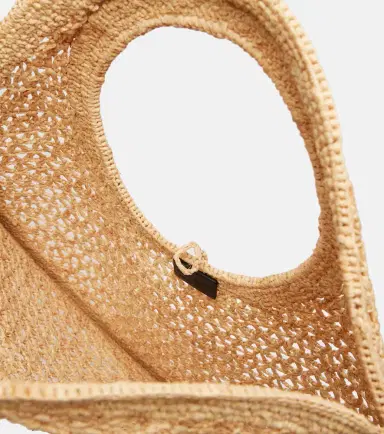Jacquemus Spiaggia raffia tote bag | Thumbnail 3