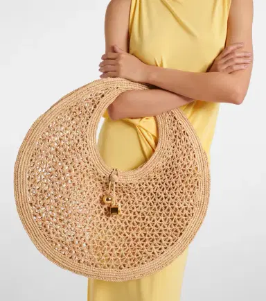 Jacquemus Spiaggia raffia tote bag | Thumbnail 4